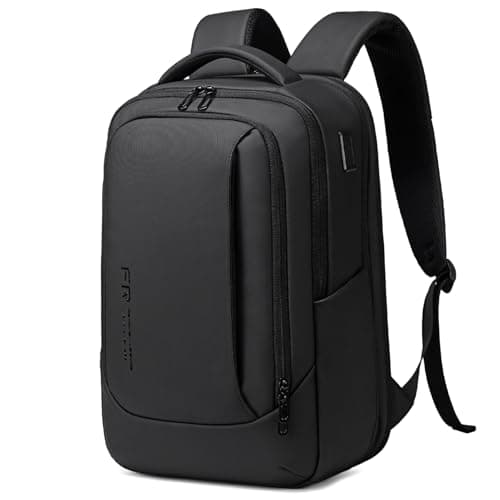 Image of FENRUIEN Expandable Laptop Backpack 19L-27L 1800D Hand Luggage Travel Business Men's Laptop Bag 15.6 Inch for Men and Women Teenagers with Laptop Compartment USB Charging Port Backpack