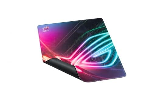 Image of ASUS 90MP00T0-B0UA00 Rog Strix Edge Vertically Orientated Gaming Pad with Anti Fray Stitching, Black