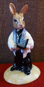 Image of ROYAL DOULTON BUNNYKINS FIGURINE "VICAR"