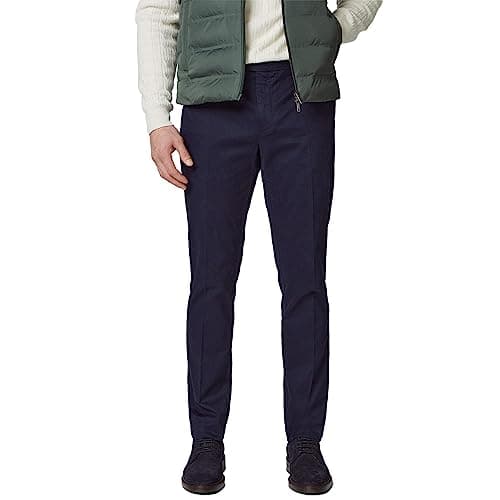 Image of Hackett London Mens C Chino Kensington Pants, Blue (Navy Blazer), 34W / 32L UK