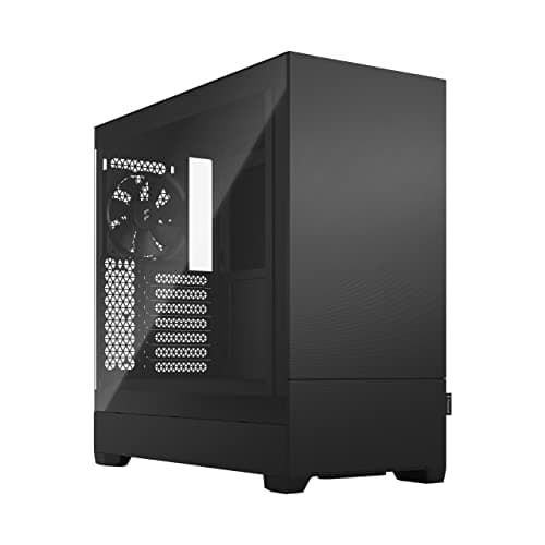 Image of Fractal Design Pop Silent Black - Tempered Glass Clear Tint – Bitumen panel and sound-dampening foam – TG side panel - Three 120 mm Aspect 12 fans included - ATX Silent Mid Tower PC Case