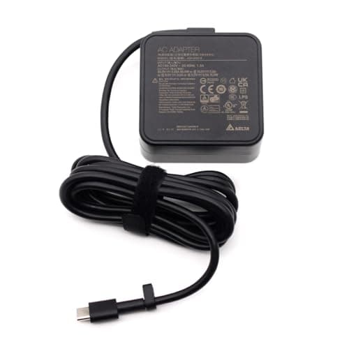 Image of 65W USB C Charger for LG Gram 14" 15" 16" 17" Laptop 14Z90P 14Z90Q 14Z95P 15Z90P 15Z90Q 16Z90P 16Z90Q 7Z90P 17Z90Q 17U70P 17Z90P-N.APB7U1 Gram 16Z90P-N.APS5U1 TYPE C Power Adapter