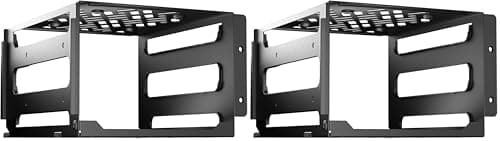 Image of Fractal Design Hard Drive Cage kit - Type B, Black. For Define 7 Series and Meshify 2 Series (Pack of 2)