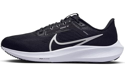 Image of NIKE Air Zoom Pegasus 40 Men's Trainers DV3853 (Black/White/Iron Grey 001) UK 12 (EU 47.5)