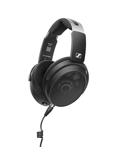 Image of Sennheiser HD 490 PRO Open-Back Dynamic Studio Headphones | Includes 1.8m Cable, Interchangeable Mixing & Producing Ear Pads (700286)
