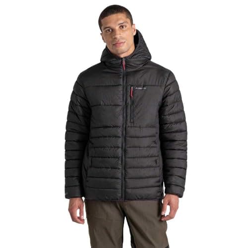 Image of Craghoppers Mens Compresslite VIII Hooded Padded Jacket (XXL) (Black)