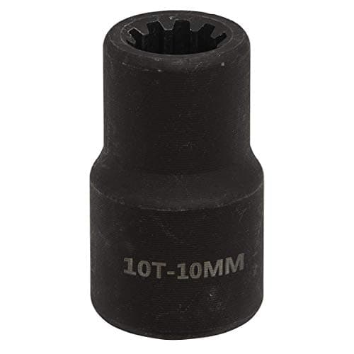 Image of Sealey VS0983 3/8" Sq Drive 10mm Square Ribe Brake Caliper Socket 10pt