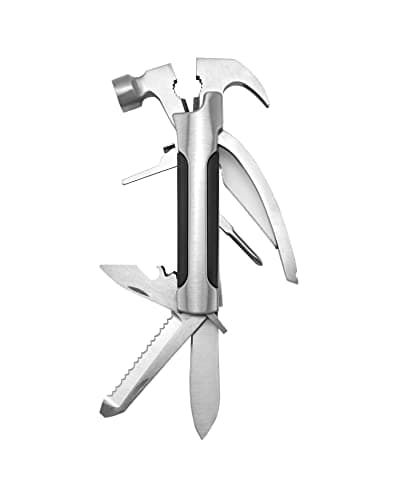 Image of QWORK® All in One Hammer Multitool, Multi Tool Gadgets, Camping Accessories, Gift for Birthday Christmas Fathers Day