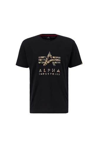 Image of Alpha Industries Camo PP T-Shirt for Men Black