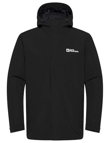 Image of Jack Wolfskin Men's Altenberg 3in1 JKT M Jacket, Black, M