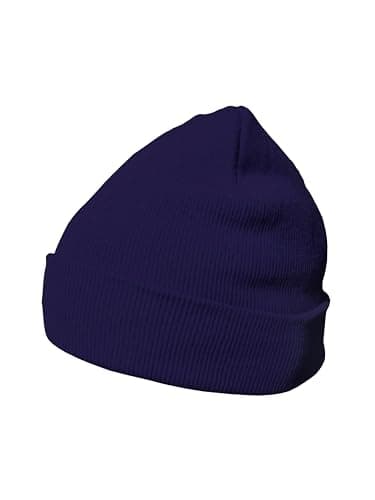 Image of DonDon Beanie hat men Beanie hats for women Winter hat classical design navy blue