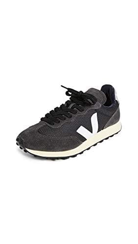 Image of Veja Men's Rio Branco Alveo Mesh, Black/White/Oxford Grey, 3 UK