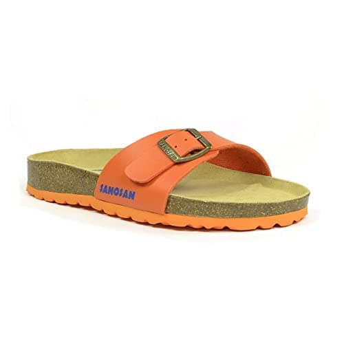 Image of Sanosan Malaga Womans Sandals Orange -UK-8