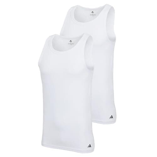 Image of adidas Men's Vest, White_4am018, XXL
