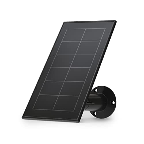 Image of Arlo Certified Accessory | Solar Panel Charger, Weatherproof, 8ft Magnetic Power Cable, Designed for Arlo Ultra, Ultra 2 (+XL), Pro 3, Pro 4 (+XL), Pro 5, Go 2 & Floodlight Cameras, Black