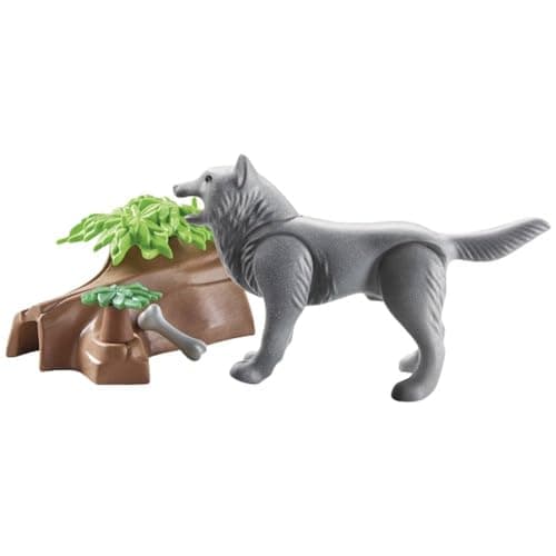 Image of Playmobil 71056 Wiltopia Wolf, Animal Toy, Sustainable Toys, Fun Imaginative Role-Play, PlaySets Suitable for Children Ages 4+