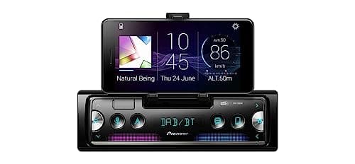 Image of Pioneer SPH-20DAB 1DIN Car Radio with RDS and DAB+, Bluetooth, USB for MP3, WMA, WAV, FLAC