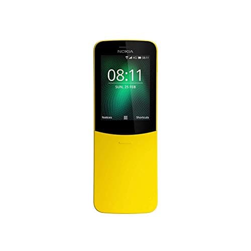 Image of Nokia 8110 4G Dual SIM Yellow 4GB 64GB MicroSD KaiOS 2MP Camera