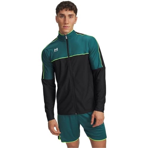 Image of Under Armour Mens Chlngr Track Jacket Rack Green/White S