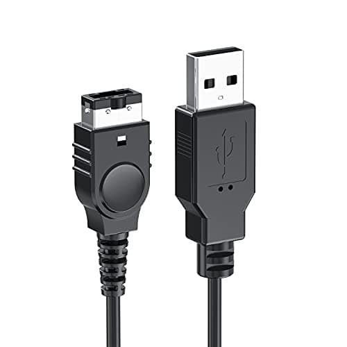 Image of Mellbree Charger Compatible with Gameboy Adcance SP 1.2M, USB Charging Cable Lead for Nintendo Gameboy Advance SP (GBA SP), Nintendo DS Original Console (NDS)