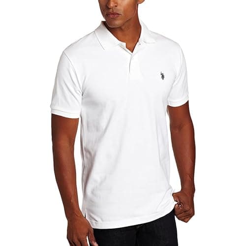 Image of U.S. Polo Assn. Men's Classic Polo Shirt, White, XL