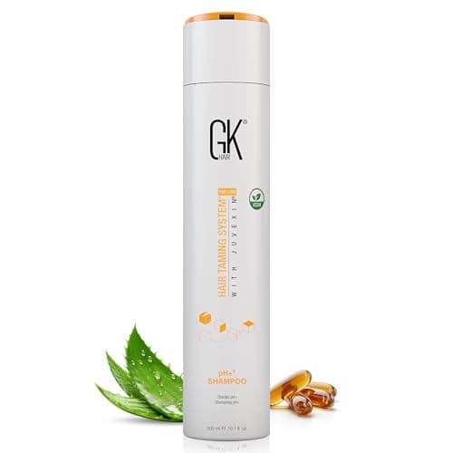 Image of Global Keratin GK HAIR pH+ - Pre Treatment Clarifying Shampoo for Build Up Dirt Oil Product and Hard Water Deep Cleansing Opens hair Cuticles Removes Impurities buildups removes