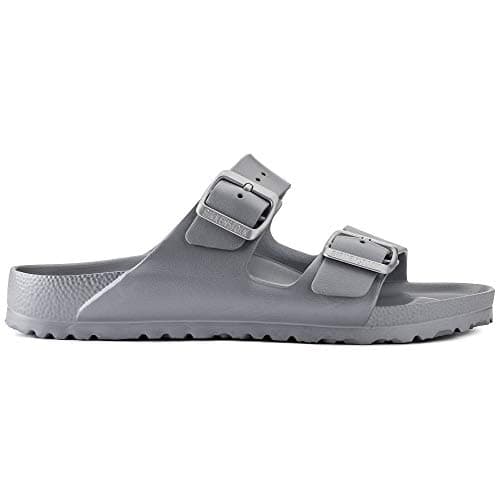Image of Birkenstock Arizona EVA, Unisex Adults’ Mules, Silber (Metallic Silver), 11.5 UK (46 EU)