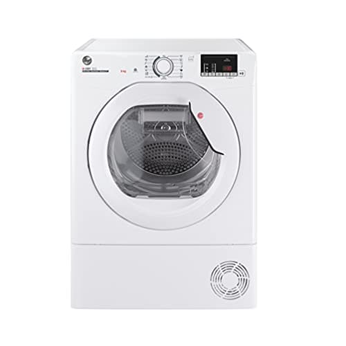 Image of Hoover H-DRY 300 Freestanding Heat Pump Tumble Dryer, 8 Kg, Class A++, Wi-Fi & Bluetooth, hOn App, Advanced Care & Aquavision, White, 59.6x60x85 cm - HLE H8A2DE-80