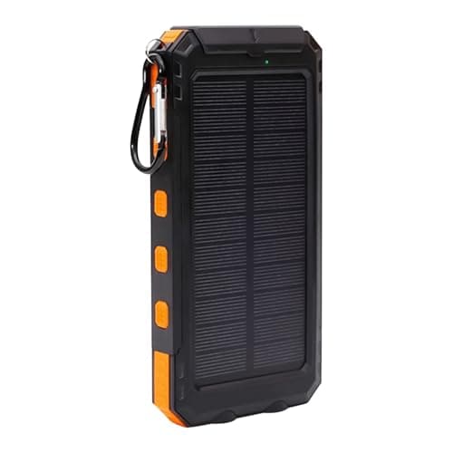 Image of 20000mAh Solar Charger Powered Bank - Fast Charging, Flashlight & Waterproof | Portable Solar Phone Charger for Camping, Outdoor Emergencies, Travel & Home Use