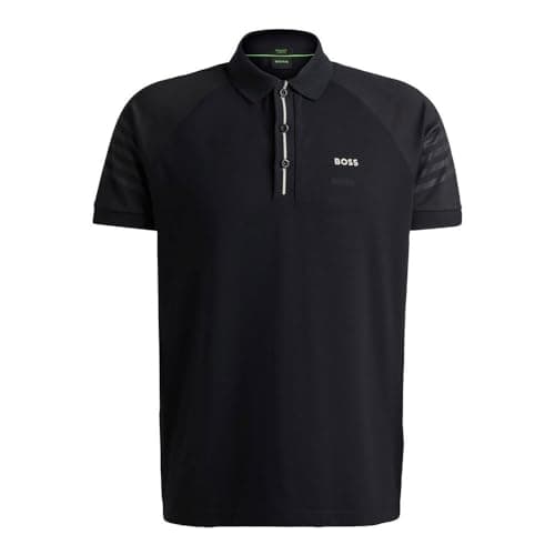Image of BOSS Paddy 2 Short Sleeve Polo S Black