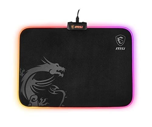 Image of msi Agility GD60 Premium Gaming Mouse Pad, Ultra Smooth Micro-Tex Textile Surface,Anti-Slip Natural Rubber Base,Perfect for Laser and Optical Mice,15.1” X10.9” X 0.08”