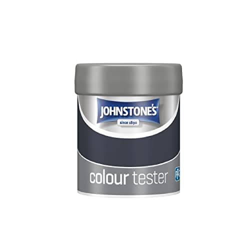 Image of Johnstone's - Midnight Sapphire Wall & Ceiling Paint - Emulsion - Easy to Apply - Dry in 1-2 Hours - 75ml