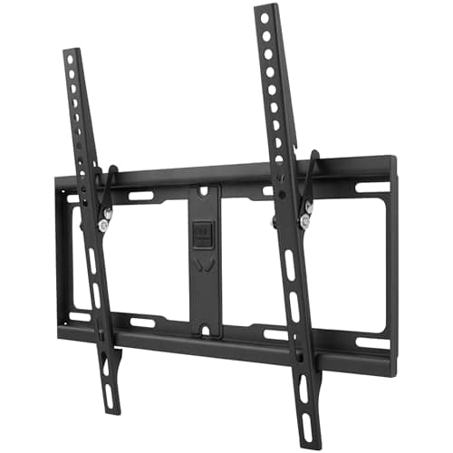 Image of One For All TV Bracket – Tilt (15°) Wall Mount – Screen size 32-65 Inch - For All types of TVs (LED LCD Plasma) – Max Weight 100kgs – VESA 200x200 to 400x400 - Black - WM4421