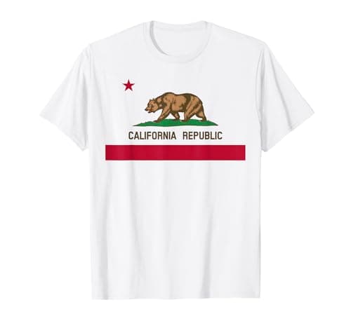 Image of CALIFORNIA FLAG CALIFORNIA REPUBLIC T-Shirt