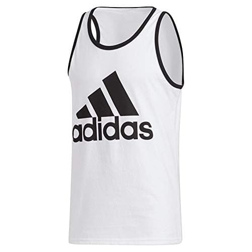 Image of adidas Men's Badge of Sport Classic Tank, White/Black, Large