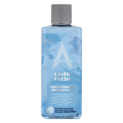 Image of Astonish 3 in 1 Multi-Purpose Super Concentrated Disinfectant with Long Lasting Fragrance, Linen Fresh, 300ml
