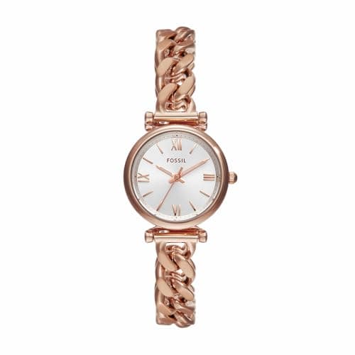 Image of Fossil Carlie Watch for Women, Quartz Movement with Stainless steel or Leather Strap
