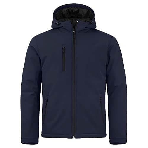 Image of CliQue Mens Padded Soft Shell Jacket (S) (Dark Navy)