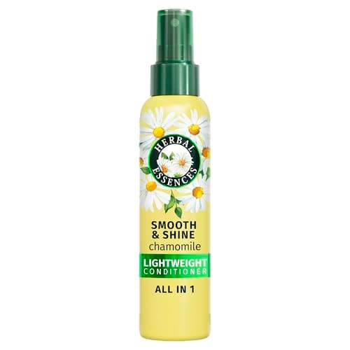 Image of Herbal Essences Chamomile Smooth & Shine Lightweight Conditioner All in One 145ml Detangles, Nourishes, Tames Frizz, Repairs, Heat Protects, Adds Shine & Lasting Scent