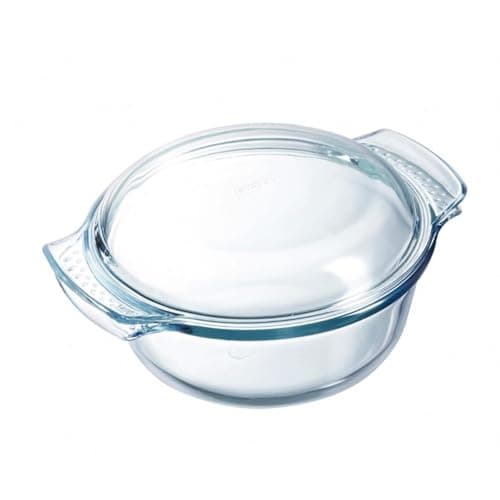Image of Pyrex 118A000 Glass Round Casserole, 4.9 Liter