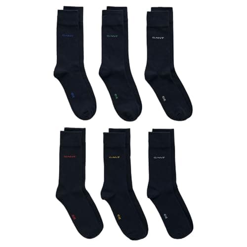Image of GANT Soft cotton socks, pack of 6, navy, 40-42