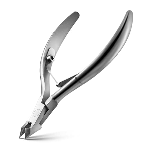 Image of FVION Cuticle Clippers - Precision Cuticle Cutter, Extremely Sharp Cuticle Scissors, Stainless Steel Nail Cuticle Remover, Professional Cuticle Nippers (5mm Jaw)