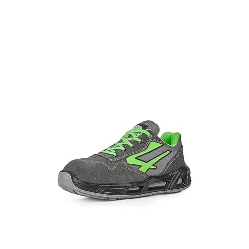 Image of U-Power S1P SRC ESD Soft Lightweight Push Carpet Safety Trainers, grey, 5 UK