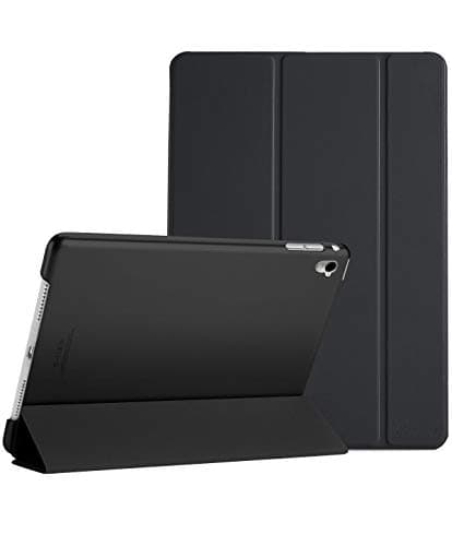 Image of ProCase Smart Case for iPad Pro 9.7 2016 (Model: A1673 A1674 A1675)), Ultra Slim Lightweight Stand Shell Cover with Translucent Frosted Back for iPad Pro 9.7 Inch 2016 -Black