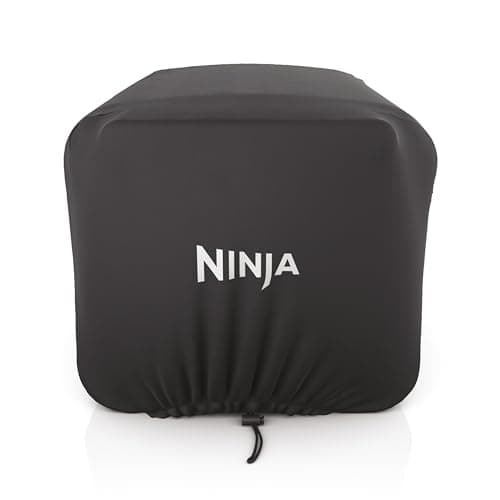 Image of Ninja Woodfire Cover for Outdoor Oven OO101UK, Premium Water Resistant Anti-Fade Pizza Oven Cover, XSKOCVREUK, Black, Woodfire Outdoor Oven