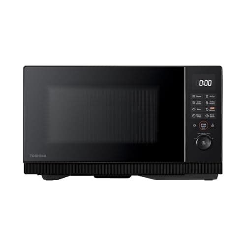 Image of TOSHIBA 26L 6-in-1 Professional Air Fry Plus Microwave Combo With Chef Defrost, Crispy Grill,Bake,Convection,Combi, 10 power levels, 20 Auto Menus, 900W Microwave, 1500W Grill, Black, MV2-EC26SF(BK)