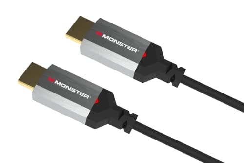 Image of Monster Essentials HDMI Cable 1.8m, Ultra-HD 4K HDMI Cable with Ethernet, Super-Speed 22.5Gbps Transfer Rate, HDR Video Cable, ARC Cable, Corrosion Resistant 24K Gold Connectors
