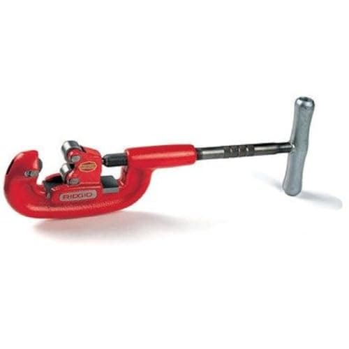 Image of RIDGID 32830 Model 3-S Heavy-Duty Pipe Cutter, 25 mm to 80 mm Metal Pipe Cutter,Red