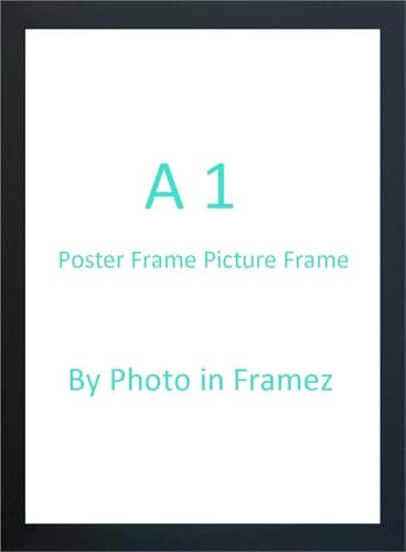 Image of Black A1 (84.1cm X 59.4cm) Poster Frame Picture Frame