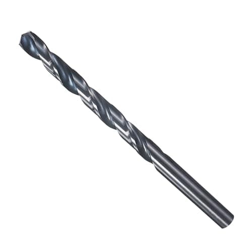 Image of PATIKIL #7 Drill Bit, Jobber Straight Shank M2 High-Speed Steel 135° Nitriding Black for Stainless Steel Hard Metal - 12 Pack